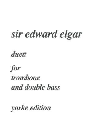 Elgar: Duett for trombone and double bass