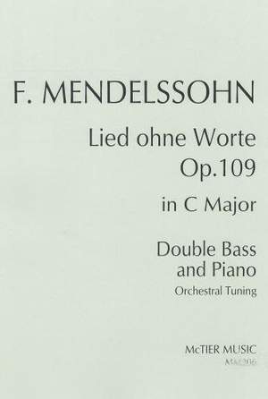 Mendelssohn: Lied ohne Worte Op.109 (Orchestral Tuning)