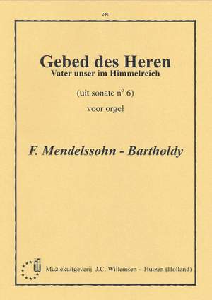 Mendelssohn: Sonate No. 6