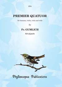 Gumlich: Premier Quatuor (first Quartet) Set of parts
