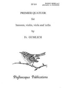 Gumlich: Premier Quatuor (first Quartet) - basset horn part