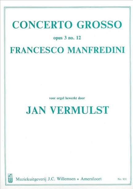 Manfredini: Concerto Grosso