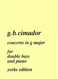 Cimador: Concerto in G major