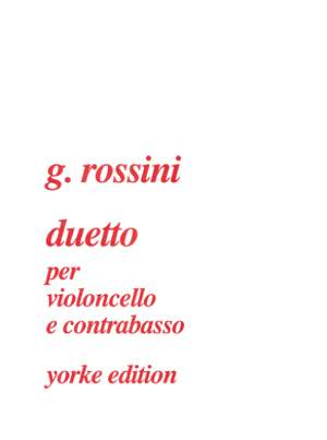 Rossini: Duetto for cello and double bass
