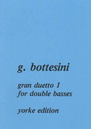Bottesini: Tre Gran Duetto No. 1 for 2 basses