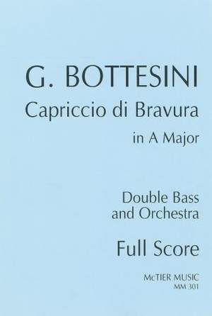 Bottesini: Capriccio di Bravura (Solo Tuning) [Full Score and Parts]