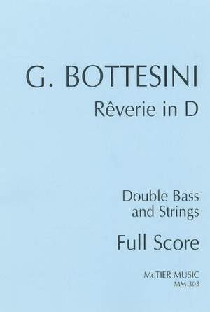 Bottesini: Rêverie (Orchestral Tuning) [Full Score and Parts]
