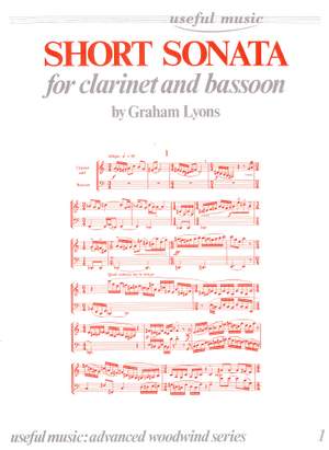 Lyons: Short Sonata for Clarinet & Bassoon
