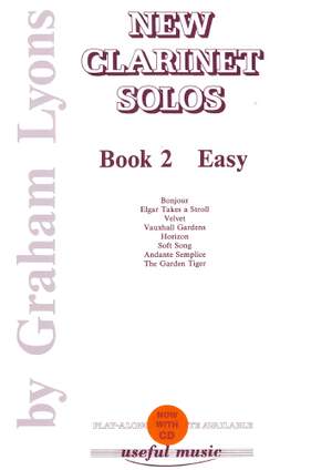 Lyons: New Clarinet Solos Book 2 with CD