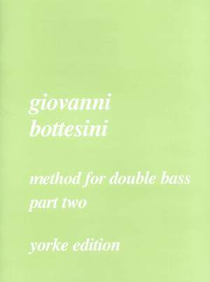 Bottesini: Method for Double Bass Part 2 Product Image