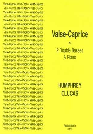 Clucas: Valse-Caprice for 2 double basses and piano