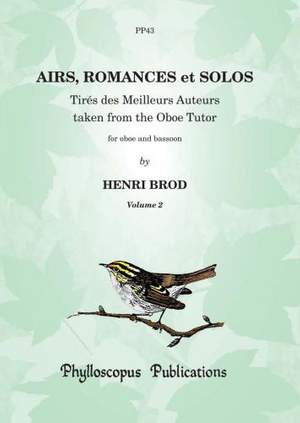 Brod: Airs, Romances and Solos Vol. 2 (Oboe & Bassoon)