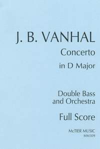 Vanhal: Concerto in D Major (Solo Tuning) [Full Score and Parts]