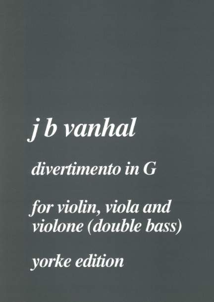 Vanhal: Divertimento in G