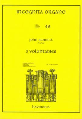 Bennett: Incognita Organo Volume 48: 4 Voluntaries