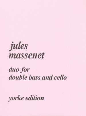Massenet: Duo for cello and double bass