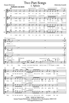 Arnold: Two Part Songs