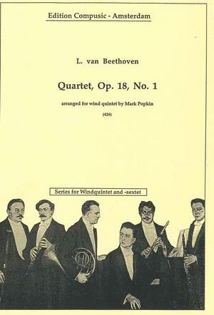 Beethoven: String quartet, Op. 18, No. 1 by Beethoven arr. wind quintet
