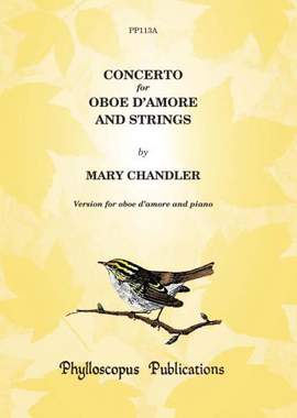 Chandler: Concerto for oboe d'amore - Piano reduction and part