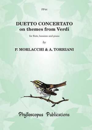 Morlacchi: Duetto Concertato for flt, bsn & Piano (Piano score and parts)