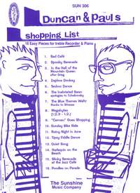 Carr: Duncan & Pauls Shopping List