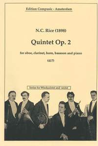 Rice: Quintet Op. 2
