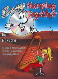 Rosetty: Easy Harping Together: 10 pieces in various popstyles