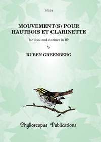 Greenberg: Mouvement(s) pour hautbois et clarinette