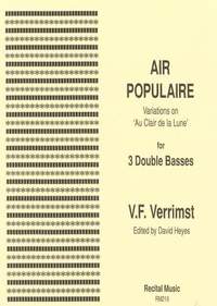 Verrimst: Air Populaire Variations on 'Au Clair de la Lune'