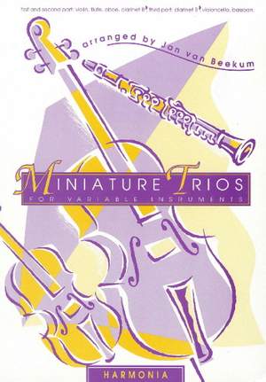 van Beekum: Miniature Trios for variable instruments