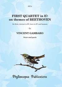 Gambaro: First Quartet in E flat on themes of BEETHOVEN