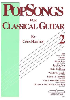 Hartog: PopSongs for Classical Guitar Volume 2