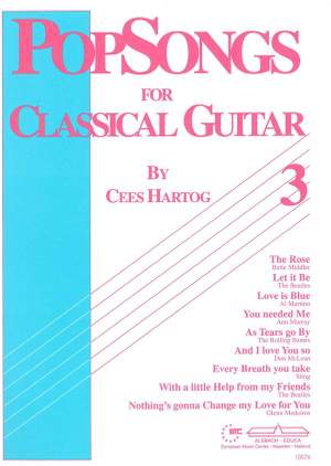 Hartog: PopSongs for Classical Guitar Volume 3
