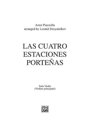Astor Piazzolla: Las Cuatro Estaciones Porteñas