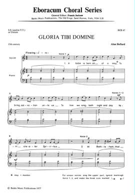 Bullard: Gloria Tibi Domine