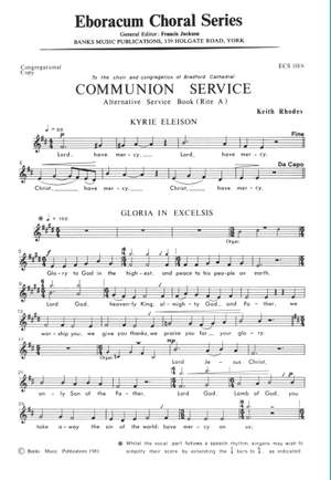 Rhodes: Communion Service