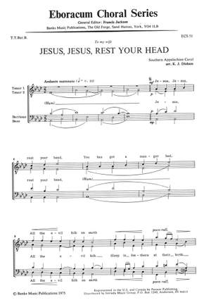 Dinham: Jesus Jesus Rest Your Head
