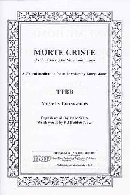 Jones: Morte Criste