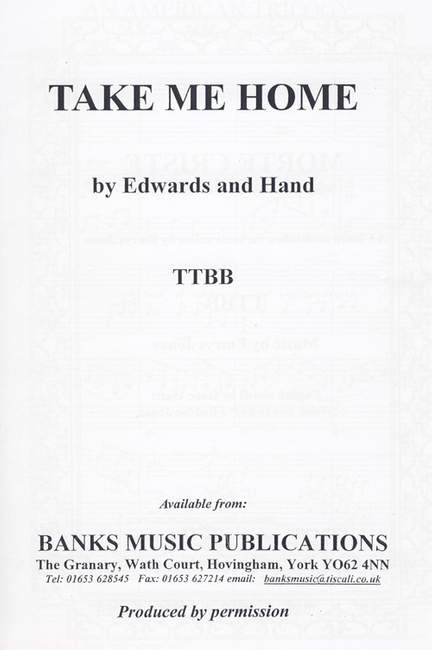 Edwards: Take Me Home