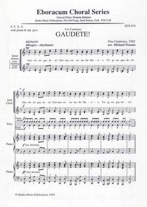 Cantiones: Gaudete!