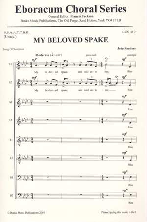 Sanders: My Beloved Spake