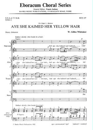 Whittaker: Aye She Kaimed Her Yellow Hair