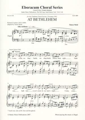 Mold: At Bethlehem