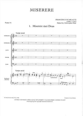 Scarlatti: Miserere