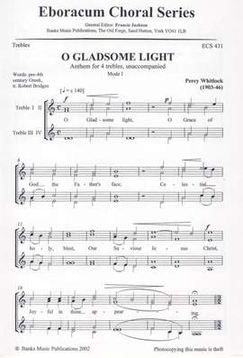 Whitlock: O Gladsome Light