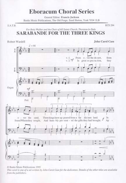 Case: Sarabande For Three Kings