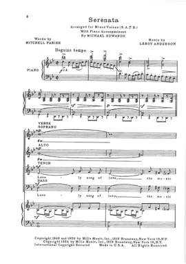 Anderson: Serenata