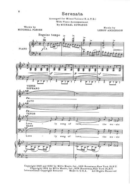 Anderson: Serenata