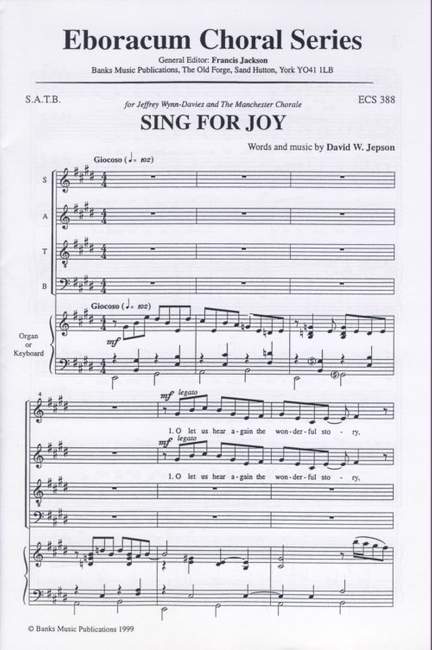 Jepson: Sing For Joy