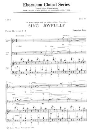 Ives: Sing Joyfully